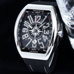 Franck Muller Factory V45 SC DT Silver steel case Diameter 54mm watch